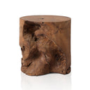 Aveline Teak Stool - Aged Natural Teak