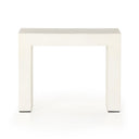 Ashford End Table - White Concrete