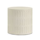 Vistara End Table - White Concrete