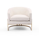 Evermore Corbin Chair - Knoll Natural Satin Brass