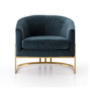 Evermore Corbin Chair - Bella Jasper Satin Brass