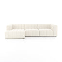 Langham Channeled 3-Piece Sectional - Left Chaise Fayette Cloud