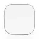 Refined Bellvue Square Mirror - Rustic Black