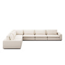 Aveline Bloor 6-Piece Sectional - Crypton Nomad Marshmallow