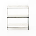 Solara Felix Nightstand - Hammered Grey