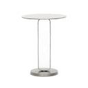 Aveline End Table - Raw Antique Nickel