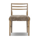 Aurelian Glenmore Dining Chair - Smoked Oak Taupe Shearling