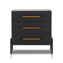 Avante Rosedale 3 Drawer Dresser - Ebony Oak