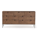 Aether Trey 7 Drawer Dresser - Auburn Poplar