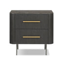 Opulent Fletcher Nightstand - Distressed Black