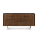 Vellora Fletcher 6 Drawer Dresser - Terra Brown Oak