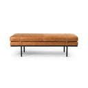 Luxe Haven Harris Accent Bench - Palermo Cognac