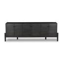 Aveline Reza Media Console - Worn Black Parawood