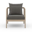 Aveline Outdoor Chair - Washed Brown - Charcoal