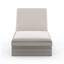 Solstice Outdoor Chaise - Weathered Grey - Stone Grey