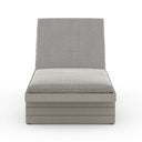 Solstice Outdoor Chaise - Weathered Grey - Faye Ash