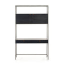 Aveline Trey Modular Wall Desk - Black Wash Poplar