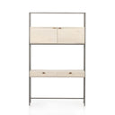 Aveline Trey Modular Wall Desk - Dove Poplar