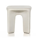 Verity End Table - White Concrete