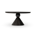 Aveline Bibianna Dining Table - Worn Black Marble