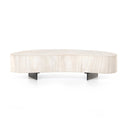 Vesper Avett Coffee Table - Short Piece Bleached Guanacaste