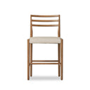 Evermore Glenmore Bar Counter Stool - Smoked Oak Counter Essence Natural