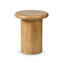 Aveline Zach End Table - Burnished Parawood