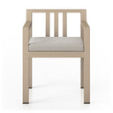 Verity Outdoor Dining Armchair Washed Brown - Stone Grey