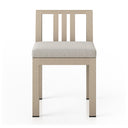 Verity Outdoor Dining Chair Washed Brown - Stone Grey