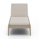 Verity Outdoor Chaise Washed Brown - Stone Grey