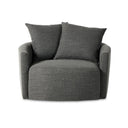 Verity Chloe Swivel Chair - Gibson Smoke