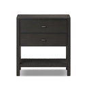 Luminara Zuma Nightstand - Smoked Black Ash