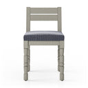 Marlowe Outdoor Dining Chair - Faye Navy Weathered Grey