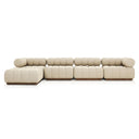 Verano Outdoor 4-Piece Sectional - Hayes Cream