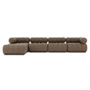 Verano Outdoor 4-Piece Sectional - Ellor Brown