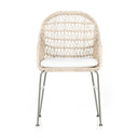 Solara Outdoor Woven Dining Chair - Vintage White White