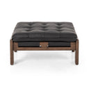 Aveline Halston Ottoman - Heirloom Black