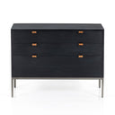 Luxe Haven Trey Large Nightstand - Black Wash Poplar