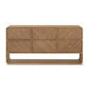 Aether Caspian 6 Drawer Dresser - Natural Ash Veneer