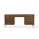Crest Toulouse Executive Desk - Toasted Oak