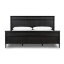 Luxe Haven Toulouse Bed - King Distressed Black