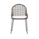 Solara Outdoor Woven Dining Chair - Distressed Grey White