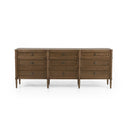 Aurelia 9 Drawer Dresser - Toasted Oak