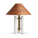 Modern Medici Table Lamp - Brown Rattan