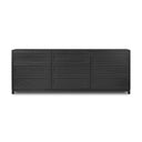 Solara 9 Drawer Dresser - Drifted Matte Black Veneer
