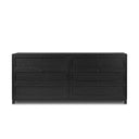 Aveline 6 Drawer Dresser - Drifted Matte Black Veneer