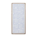 Tide See Through Blue by FH Art Studio - 72X32 Rustic Walnut