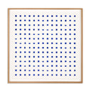 Tide See Through Blue by FH Art Studio - 48X48 White Oak