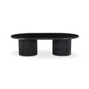 Verano Oranda Coffee Table - Black Scalloped Marble