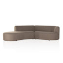 Verano Kipton 2-Piece Sectional - Left Chaise Gibson Mink